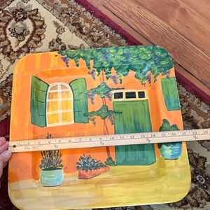 Vietri 17” Platter Tuscan Villa